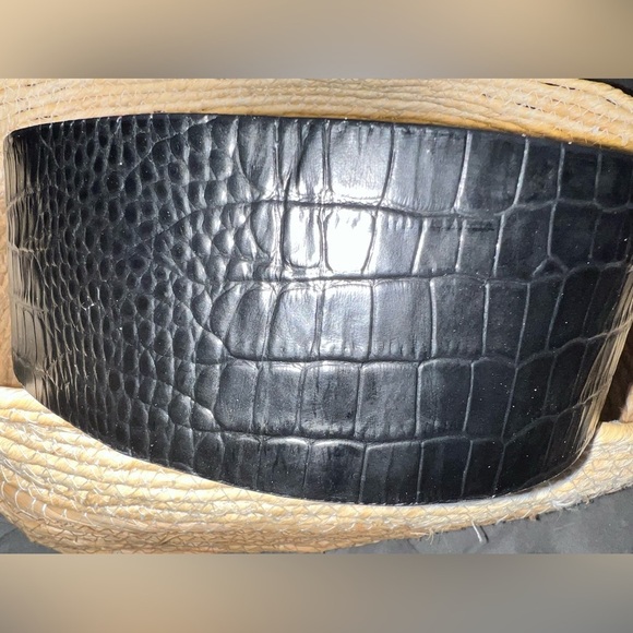 w.kleinberg Embossed Croc Leather Belt main image 7